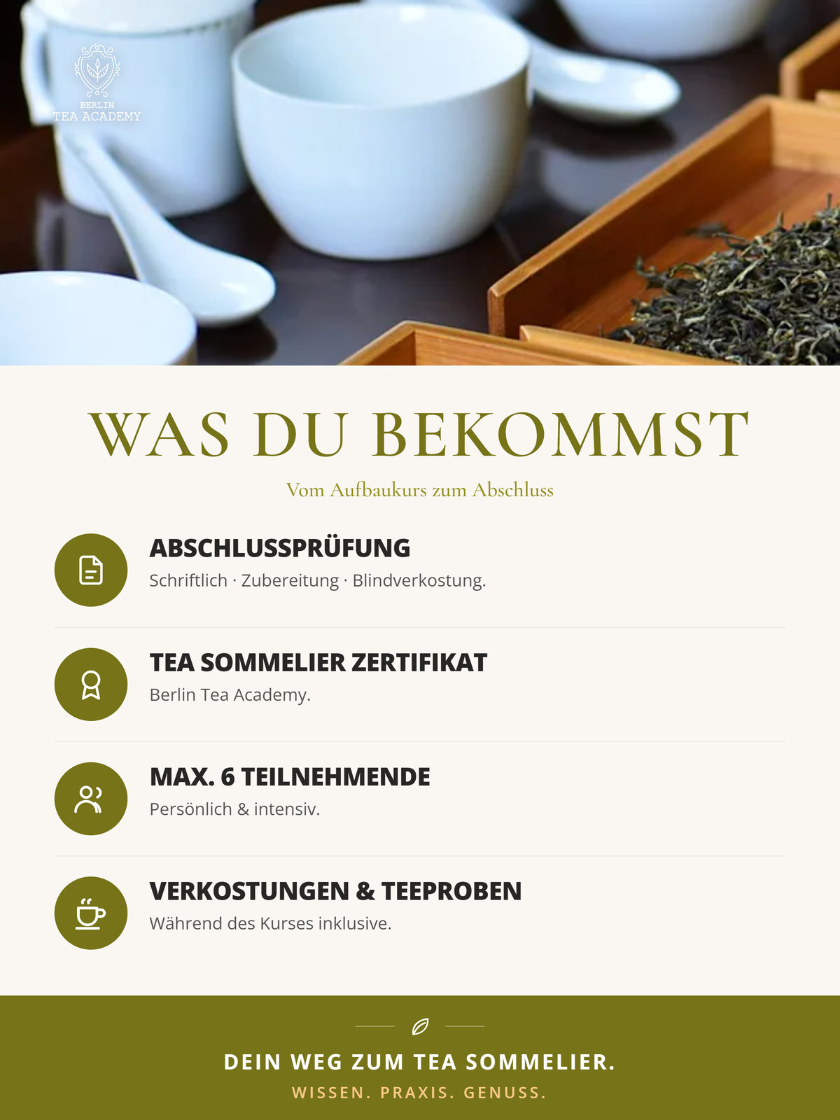 Aufbaumodul Tea Sommelier