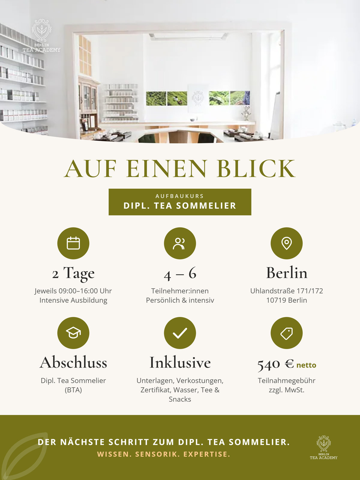 Aufbaukurs Dipl. Tea Sommelier